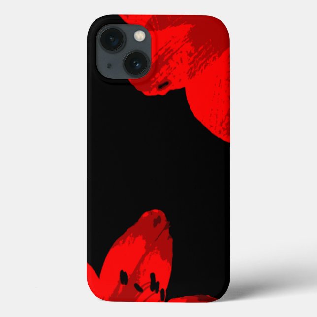 Funda De Case-Mate Para iPhone dúo rojo amaryllis (Reverso)