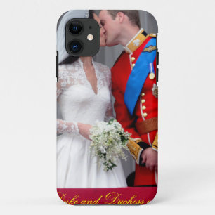 Funda Para iPhone 11 Duque y duquesa del Boda Real de Cambridge