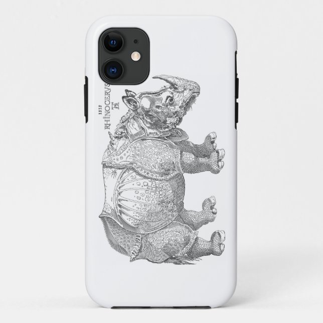 Funda De Case-Mate Para iPhone durer del rinoceronte del iPhone 5/5S (Reverso)