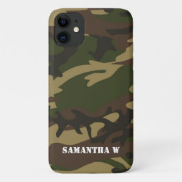 Funda Para iPhone 11 Dusty Green Camo