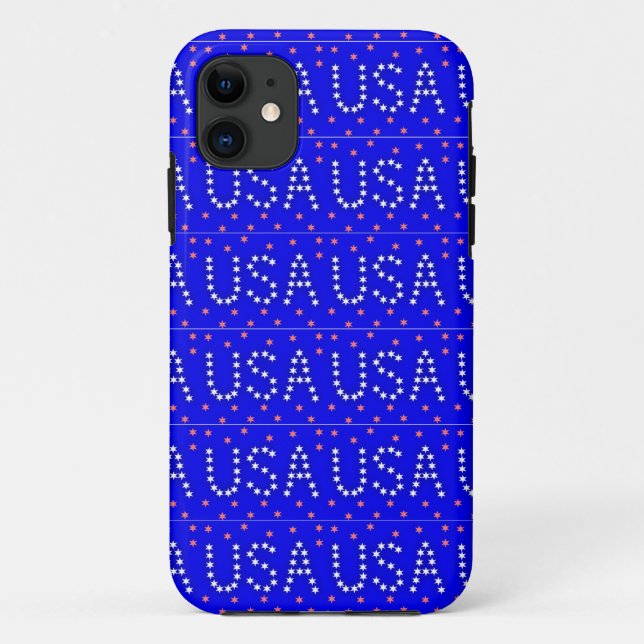 Funda De Case-Mate Para iPhone E.E.U.U.-Brillante (Reverso)