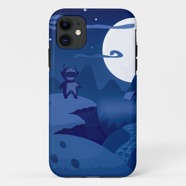 Funda De Case-Mate Para iPhone E.T. de noche (Reverso)