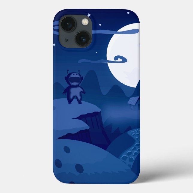 Funda De Case-Mate Para iPhone E.T. de noche (Reverso)