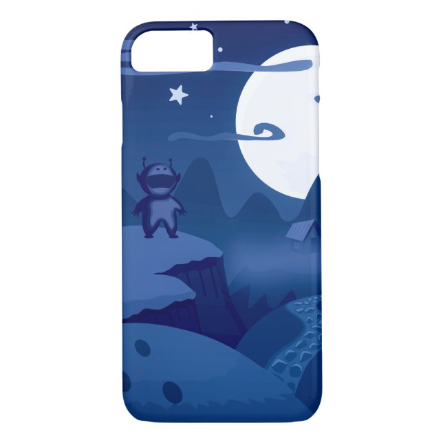 Funda De Case-Mate Para iPhone E.T. de noche (Reverso)