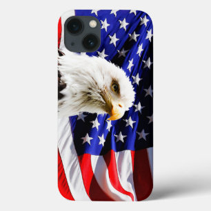 Funda Para iPhone 13 Eagle calvo americano