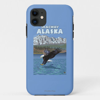 title_seo2 Eagle calvo que se zambulle - Skagway, Alaska