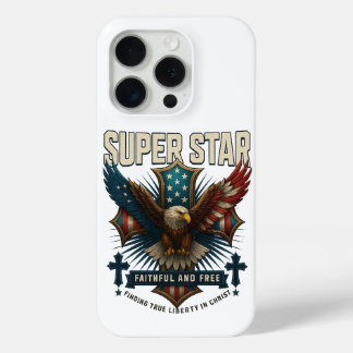 Funda Para iPhone 15 Pro Eagle Emblem Super Star