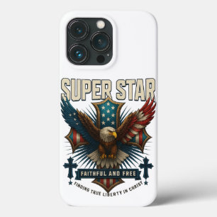 Funda Para iPhone 13 Pro Eagle Emblem Super Star