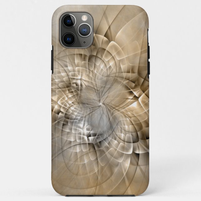 Funda De Case-Mate Para iPhone Earth Tones Abstract Modern Fractal Art Texture (Reverso)