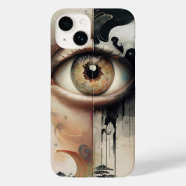 Funda Para iPhone 14 De Case-Mate Earthy Human Eye Art iPhone 14 Funda