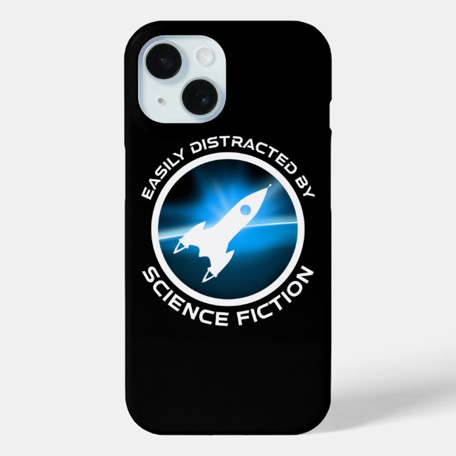Funda De Case-Mate Para iPhone Easily Distracted By Science Fiction (Reverso )
