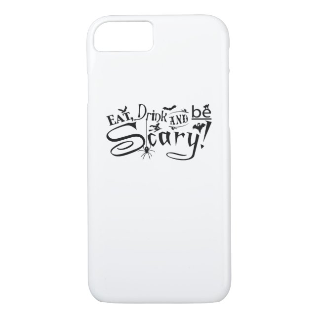 Funda De Case-Mate Para iPhone Eat Drink And Be Scary Casual Simple (Reverso)