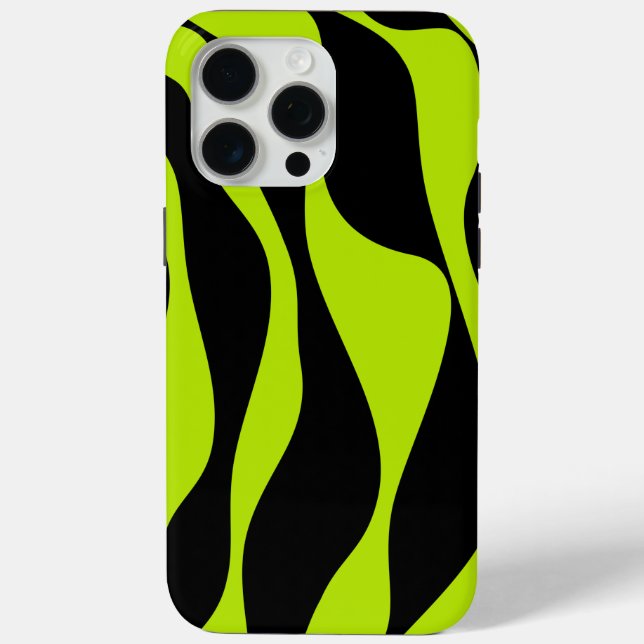 Funda De Case-Mate Para iPhone Ebb and Flow 4 - Verde Lima (Reverso )