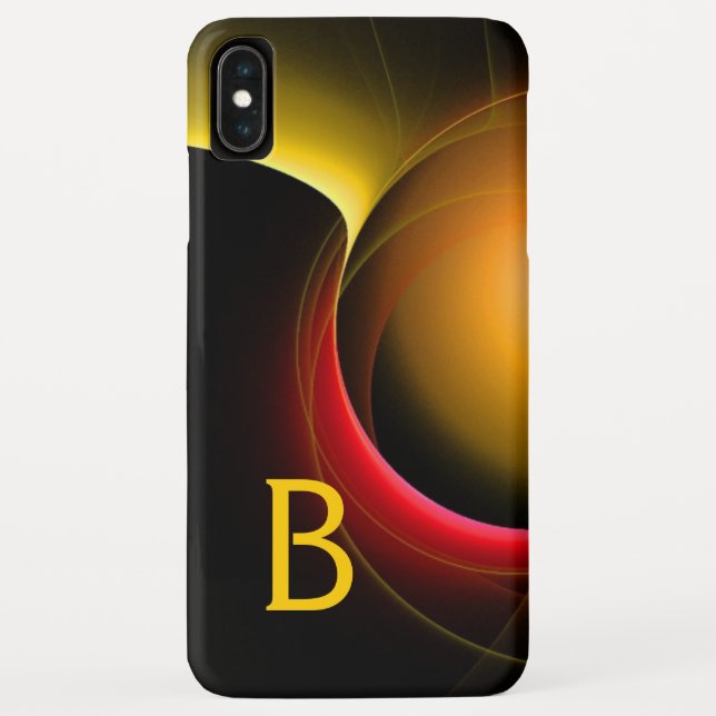 Funda De Case-Mate Para iPhone ECLIPSE MONOGRAM amarillo violento (Reverso)