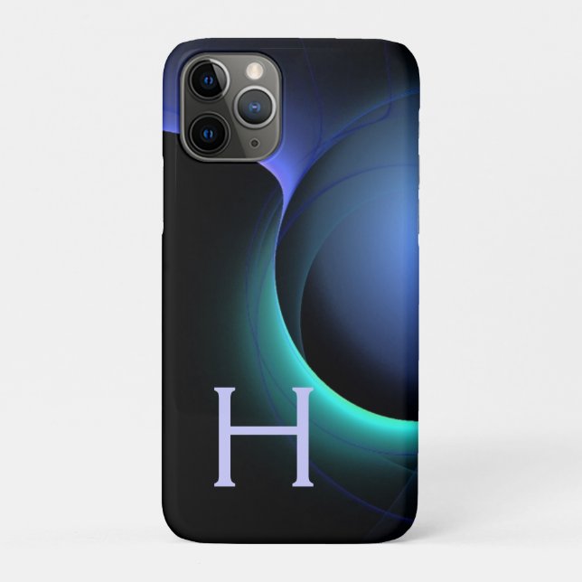 Funda De Case-Mate Para iPhone ECLIPSE MONOGRAM azul vibrante (Reverso)
