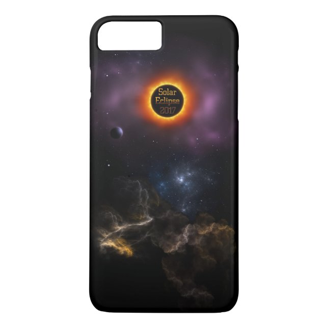 Funda De Case-Mate Para iPhone Eclipse solar 2017 Bloom nebulosa (Reverso)