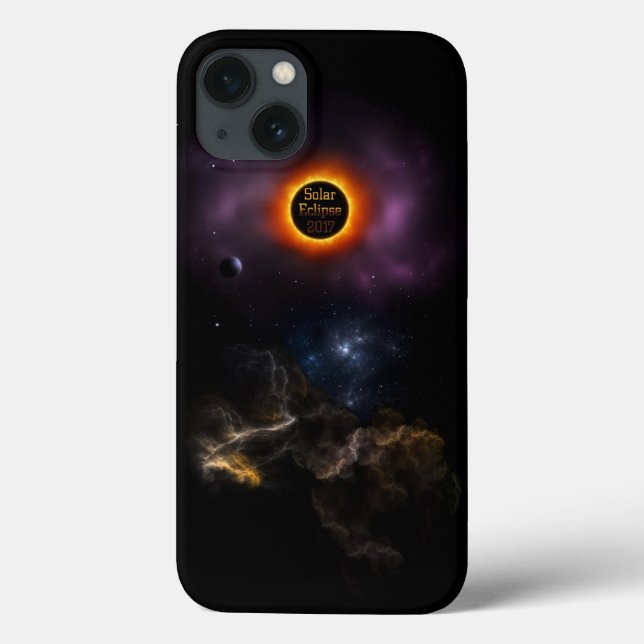 Funda De Case-Mate Para iPhone Eclipse solar 2017 Bloom nebulosa (Reverso)
