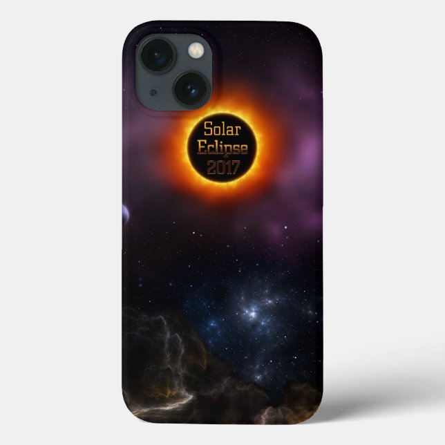 Funda De Case-Mate Para iPhone Eclipse solar 2017 Bloom nebulosa (Reverso)