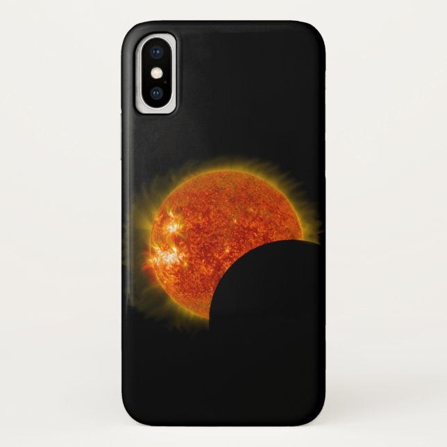 Funda De Case-Mate Para iPhone Eclipse solar en curso (Reverso)