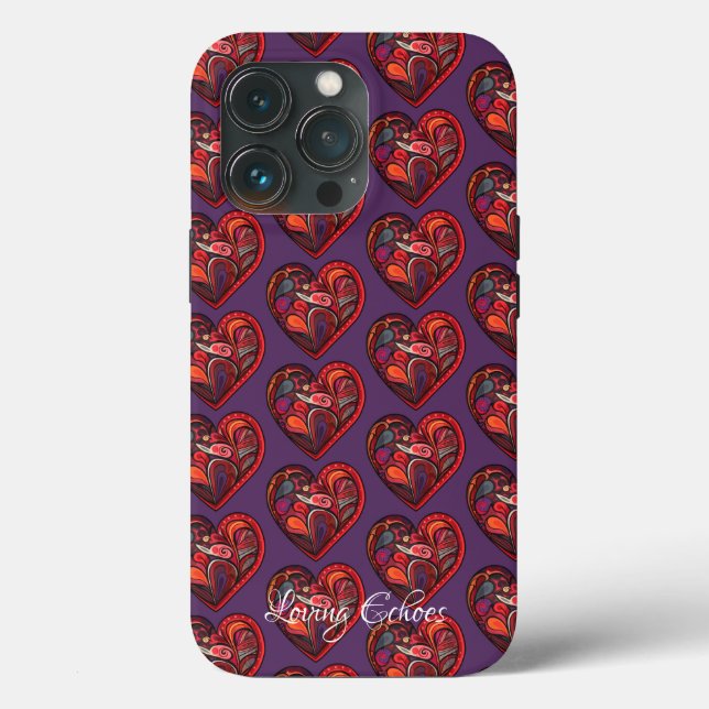 Funda De Case-Mate Para iPhone Ecos amorosos (Reverso )