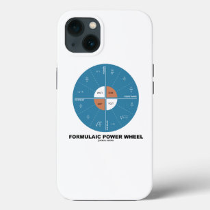 Funda Para iPhone 13 Ecuaciones de física de las ruedas eléctricas