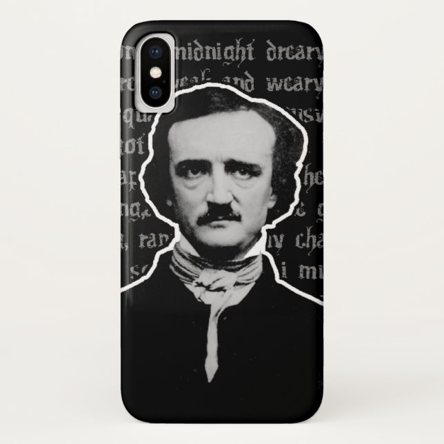 Funda De Case-Mate Para iPhone Edgar Allan Poe (Reverso)