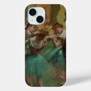 Funda Para iPhone 15 Edgar Degas Bailarines Estuche para iPhone rosa y 