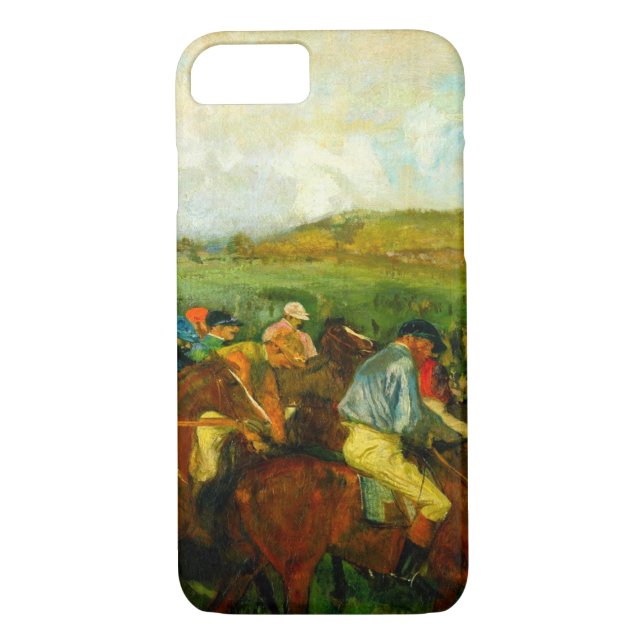 Funda De Case-Mate Para iPhone Edgar Degas Horseback Riding (Reverso)