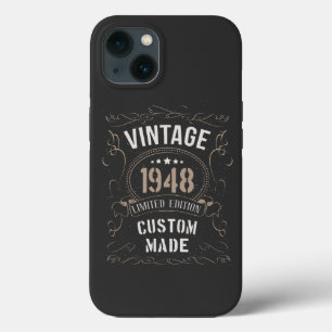 Funda Para iPhone 13 Edición Limitada Vintage 1948 Camiseta hecha a med