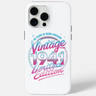 Funda Para iPhone 15 Pro Max Edición Limitada Vintage Cumpleaños Diseño Retro 1