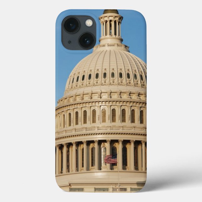 Funda De Case-Mate Para iPhone Edificio Capitol al atardecer (Reverso)