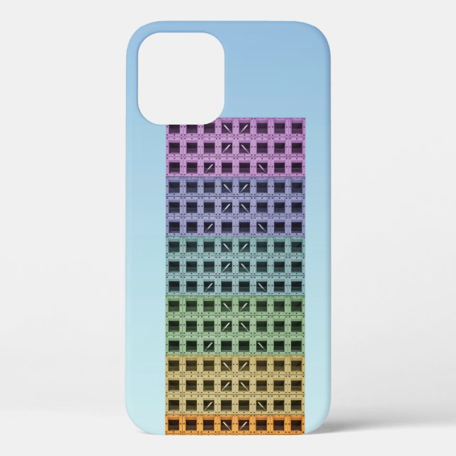 Funda De Case-Mate Para iPhone Edificio de altura (Reverso )