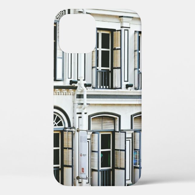 FUNDA DE Case-Mate PARA iPhone EDIFICIO DE CONCRETO BLANCO DURANTE EL DÍA-4 (Reverso )