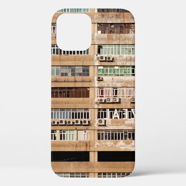 FUNDA DE Case-Mate PARA iPhone EDIFICIO DE CONCRETO MARRÓN (Reverso )