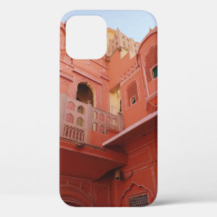 FUNDA PARA iPhone 12 EDIFICIO DE CONCRETO ROJO
