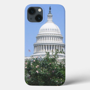 Funda Para iPhone 13 Edificio del Capitolio desde el Parque Bartholdi e