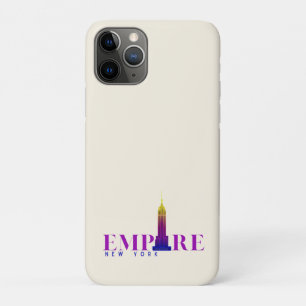 Funda Para iPhone 11 Pro Edificio Empire State-Nueva York-Vibrante