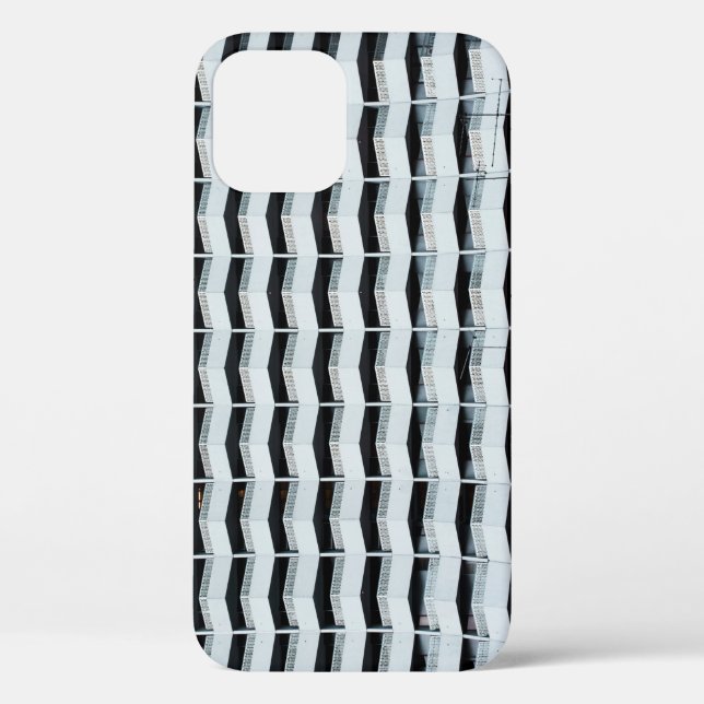 Funda De Case-Mate Para iPhone Edificio pintado de blanco (Reverso )