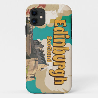 Funda Para iPhone 11 Edinburgh Vintage Travel Poster