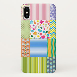 Funda Para iPhone X Edredón de remiendo