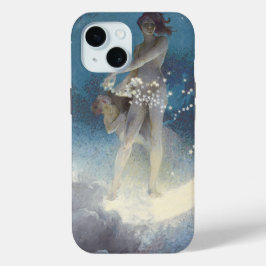 Funda Para iPhone 15 Edwin Blashfield Stars dispersando Art Nouveau