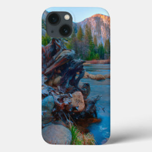 Funda Para iPhone 13 EE. UU., California. Raíces de árboles en el río M