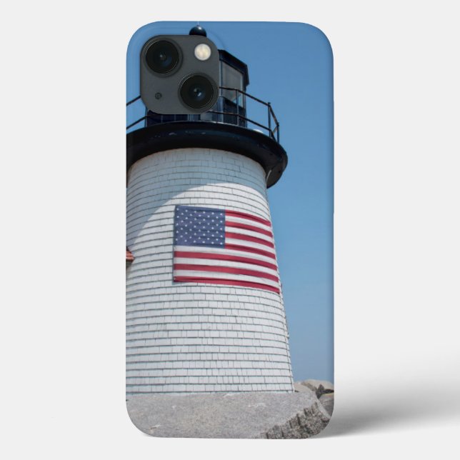 Funda De Case-Mate Para iPhone EE. UU., Massachusetts, Nantucket. Brant Point (Reverso)