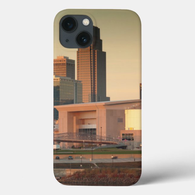 Funda De Case-Mate Para iPhone EE.UU., Nebraska, Omaha, Skyline (Reverso)