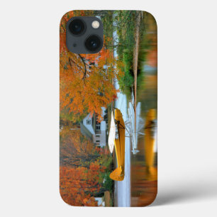 Funda Para iPhone 13 EE.UU., Nueva Inglaterra, New Hampshire. Plano flo
