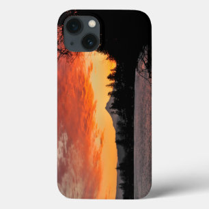 Funda Para iPhone 13 EE. UU., Oregón. Lago Blue y Mt Hood al amanecer