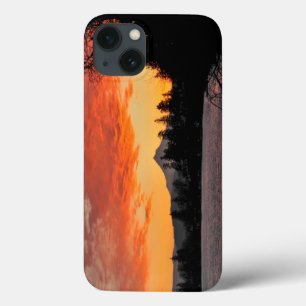 Funda Para iPhone 13 EE. UU., Oregón. Lago Blue y Mt Hood al amanecer