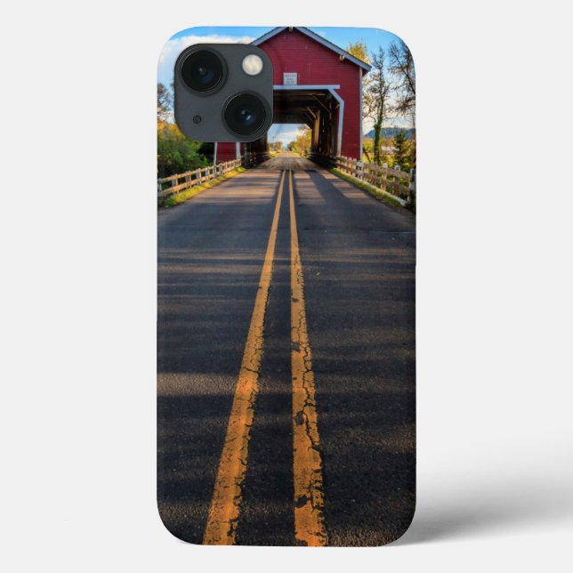Funda De Case-Mate Para iPhone EE.UU., Oregón, Scio, Puente Shimanek 2 (Reverso)