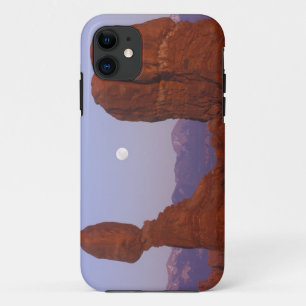 Funda Para iPhone 11 EE. UU., Utah, Parque Nacional Arches, Luna Llena 