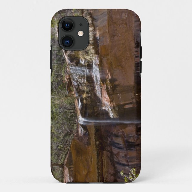 Funda De Case-Mate Para iPhone EE. UU., Utah, Parque Nacional Zion, Cataratas en (Reverso)